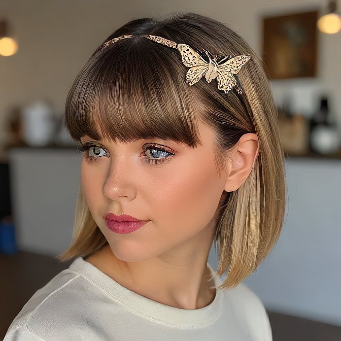 butterfly bangs haircut

